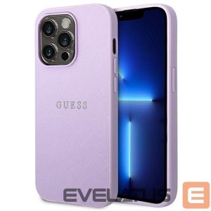 Другие товары Guess  Guess Saffiano Strap Case for iPhone 14 Pro Max 6.7" - Purple 