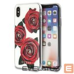 Другие товары Guess  Guess Flower Desire Red Rose iPhone X Case - Transparent 