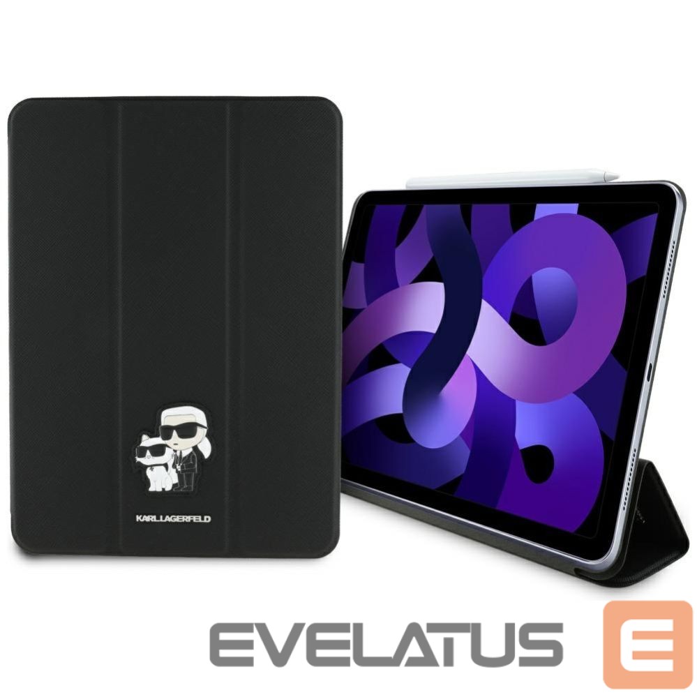 Другие товары Karl Lagerfeld Karl Lagerfeld Saffiano Magnetic Karl & Choupette iPad Air 11" 2024 Book Cover Case - Black