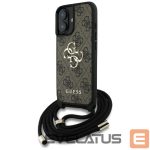 Другие товары Guess  Guess 4G Big Logo Cord Stap Crossbody Case for iPhone 16 Brown 