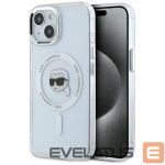 Другие товары Karl Lagerfeld  Karl Lagerfeld IML Metal Karl Head MagSafe Case for iPhone 15 Plus White 