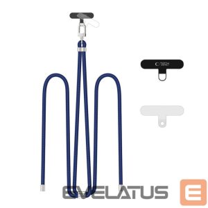 Другие товары Tech-Protect  Tech-Protect C7S Rope Crossbody Leash - Navy Blue 