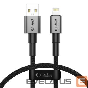 Другие товары Tech-Protect  Tech-Protect Ultraboost DNA USB-A / Lightning cable 12W/2.4A 25 cm - gray 