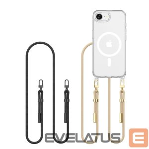 Другие товары Tech-Protect  Tech-Protect FlexAir Chain MagSafe Case for iPhone 16e / 17e - Black and Beige 