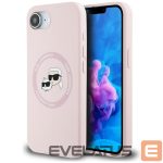 Другие товары Karl Lagerfeld  Karl Lagerfeld Silicone Karl&Choupette Heads MagSafe iPhone 16e Case - Pink 