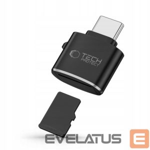 Другие товары Tech-Protect  Tech-Protect UltraBoost microSD card reader adapter with USB-C - black 