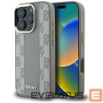 Другие товары DKNY  DKNY Checkered Pattern Magsafe iPhone 16 Pro Max Case - Beige 