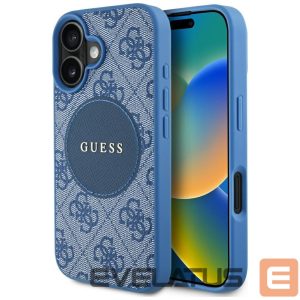 Другие товары Guess  Guess 4G Circle Classic Logo MagSafe case for iPhone 16 - blue 