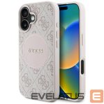 Другие товары Guess  Guess 4G Circle Classic Logo MagSafe iPhone 16 Case - Pink 