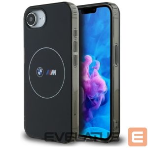 Другие товары BMW  BMW IML Metal White Circle MagSafe iPhone 16e Case - Black 
