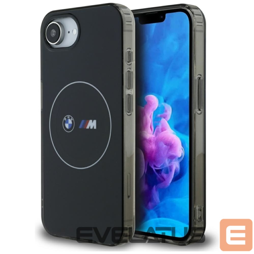 Другие товары BMW BMW IML Metal White Circle MagSafe iPhone 16e Case - Black