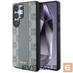 Другие товары DKNY  DKNY Leather Checkered Pattern MagSafe Case for Samsung Galaxy S25 Ultra - Gray 