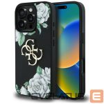 Другие товары Guess  Guess Grained Roses Big 4G logo iPhone 16 Pro case - black 