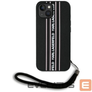 Другие товары Karl Lagerfeld  Karl Lagerfeld Saffiano Athleisure Stripes Cord iPhone 15 Case - Pink 