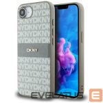 Другие товары DKNY  DKNY Repeat Texture Pattern with Tonal Stripe iPhone 16e Case - Beige 