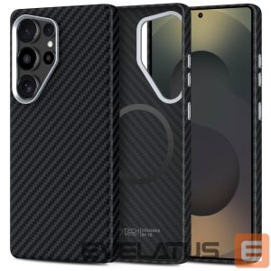 Другие товары Tech-Protect  Tech-Protect Ion Carbon MagSafe Case for Samsung Galaxy S25 Ultra - Black 