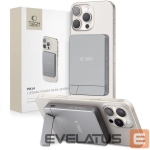 Другие товары Tech-Protect  Powerbank Tech-Protect PB14 LifeMag MagSafe 5000 mAh - gray 