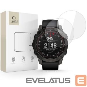 Другие товары Tech-Protect  Tech-Protect Glass Fit+ 2-pack tempered glass for Garmin Fenix 7 / 7 Pro - transparent 