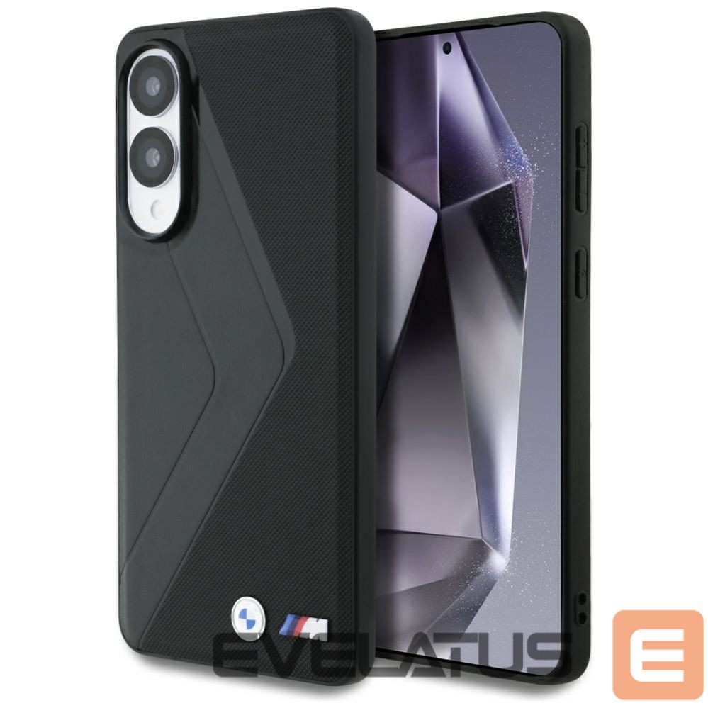 Другие товары BMW BMW Leather Oversized Stripes MagSafe case for Samsung Galaxy S25 Edge - black