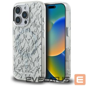 Другие товары Karl Lagerfeld  Karl Lagerfeld IML Karl Script Pattern MagSafe Case for iPhone 16 Pro Max - White 