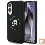 Другие товары Karl Lagerfeld  Karl Lagerfeld Silicone nauble Heads And Circle MagSafe case for Samsung Galaxy S25 Edge - black 