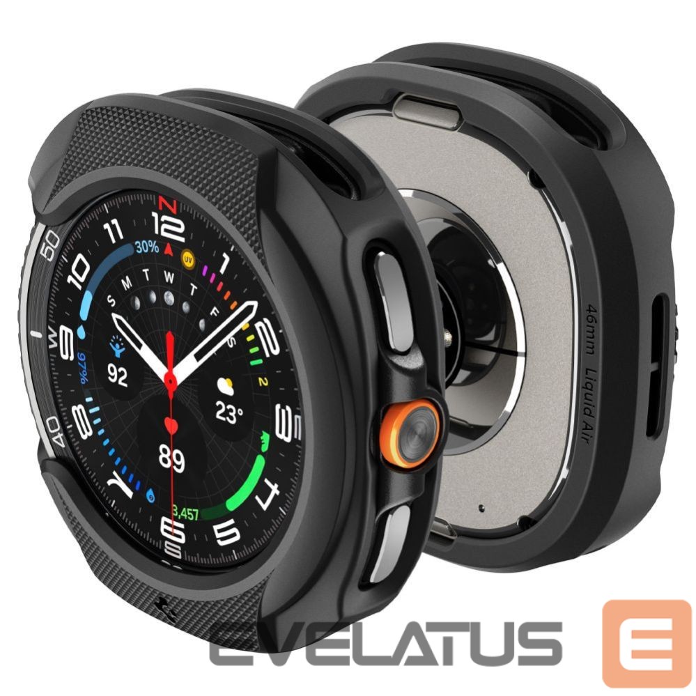 Другие товары Spigen Spigen Liquid Air Case for Samsung Galaxy Watch 8 Classic 46mm - Black