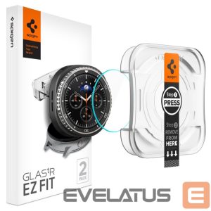 Другие товары Spigen  Spigen Glas.TR ”Ez-Fit” Tempered Glass for Samsung Galaxy Watch 8 46mm - Transparent 