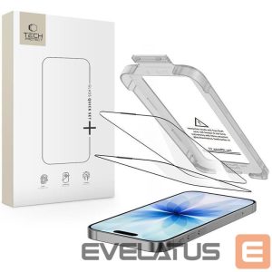 Другие товары Tech-Protect  Tech-Protect Quick Set+ 2-pack tempered glass for iPhone 17 - black 
