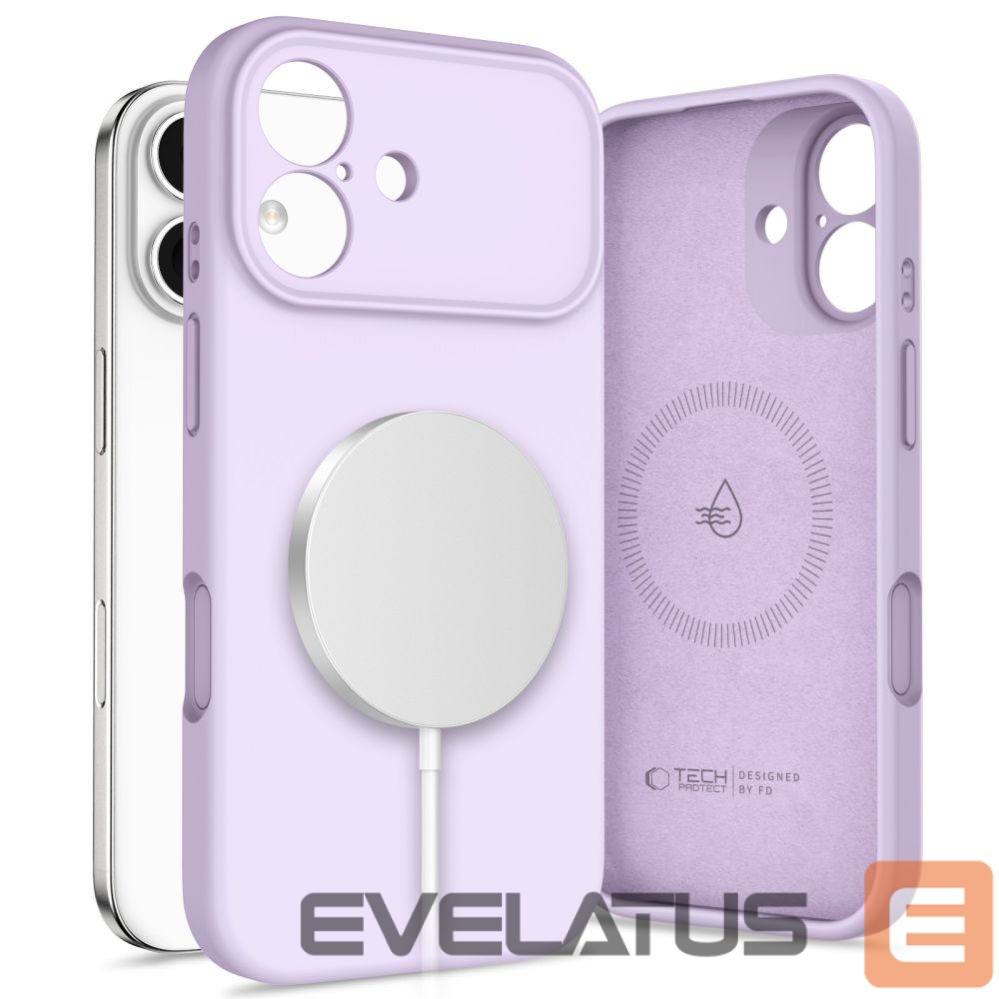 Другие товары Tech-Protect Tech-Protect Silicone MagSafe Case for iPhone 17 - Purple
