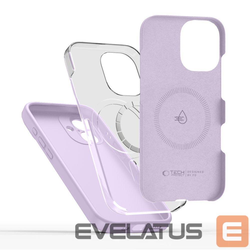 Другие товары Tech-Protect Tech-Protect Silicone MagSafe Case for iPhone 17 - Purple