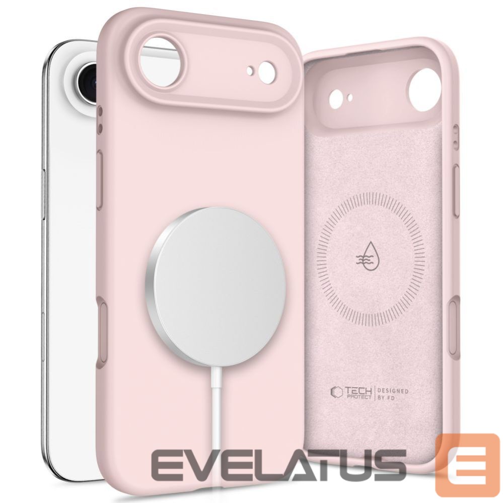 Другие товары Tech-Protect Tech-Protect Silicone MagSafe Case for iPhone 17 Air - Pink