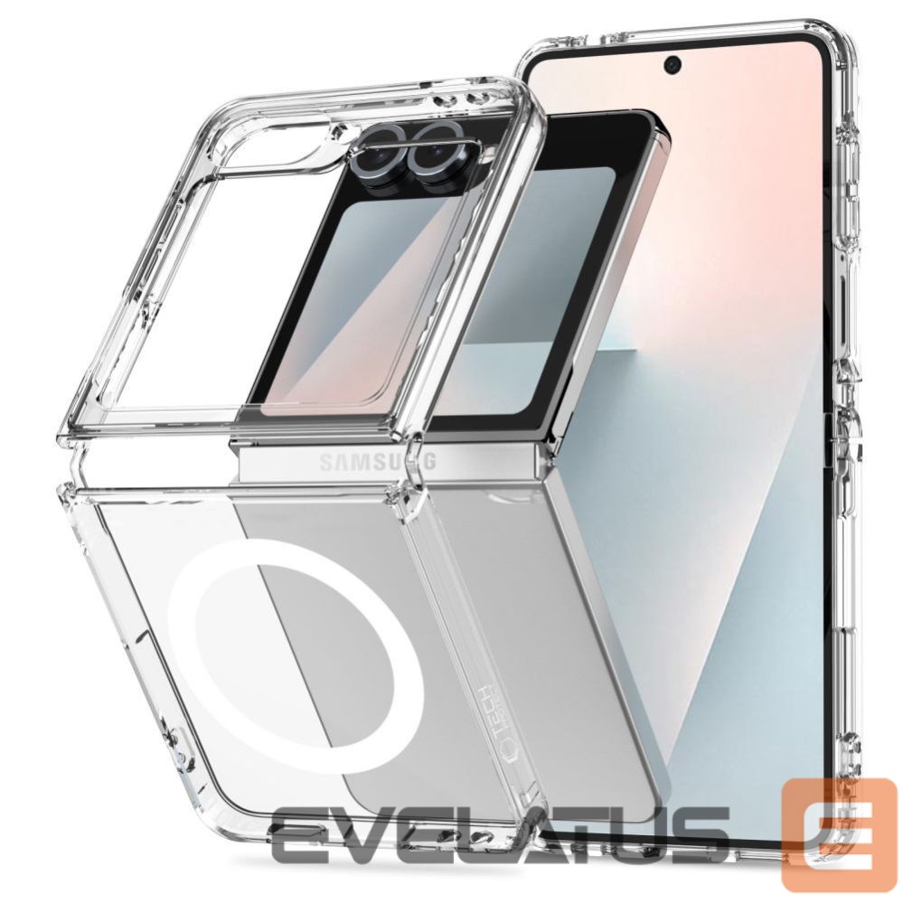 Другие товары Tech-Protect Tech-Protect FlexAir Hybrid MagSafe Case for Samsung Galaxy Z Flip 6 / 7 FE - Transparent