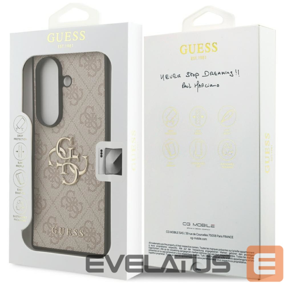Другие товары Guess Guess Big 4G Logo Classic Logo Case for Samsung Galaxy Z Fold7 - Pink