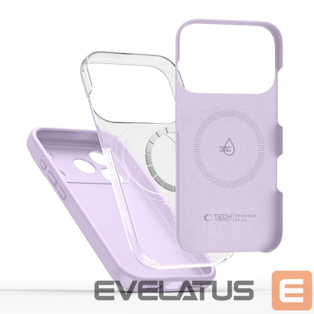 Другие товары Tech-Protect Tech-Protect Silicone MagSafe Case for iPhone 17 Pro Max - Purple