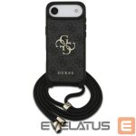Другие товары Guess  Guess 4G Big Logo Cord Stap Crossbody Case for iPhone Air - Black 