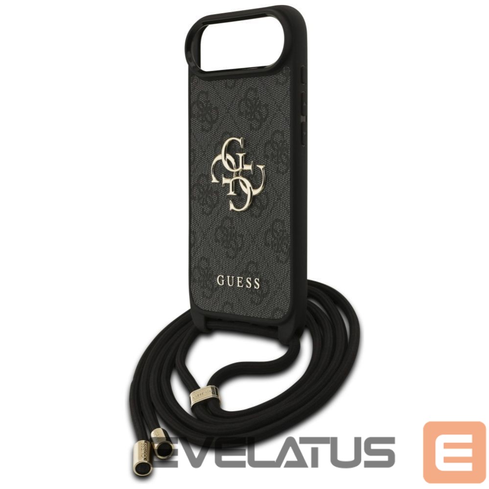 Другие товары Guess Guess 4G Big Logo Cord Stap Crossbody Case for iPhone Air - Black