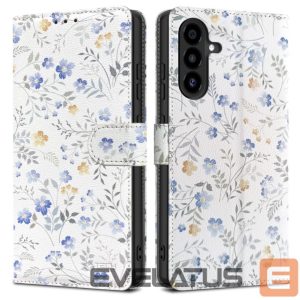Другие товары Tech-Protect  Tech-Protect Wallet Case for Samsung Galaxy A26 5G / A17 4G / 5G - Daisies with Leaves 