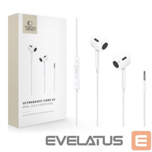 Другие товары Tech-Protect  Tech-Protect Ultraboost Core G2 Mini Jack Headphones - White 