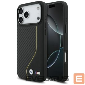 Другие товары BMW  BMW M Carbon Line & Logo MagSafe Case for iPhone 17 Pro Max - Yellow 