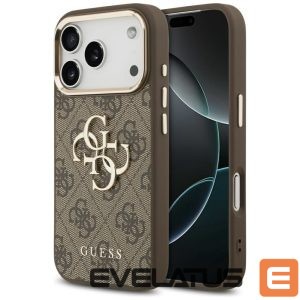 Другие товары Guess  Guess 4G Big 4G Classic Logo Case for iPhone 17 Pro - Brown and Gold 