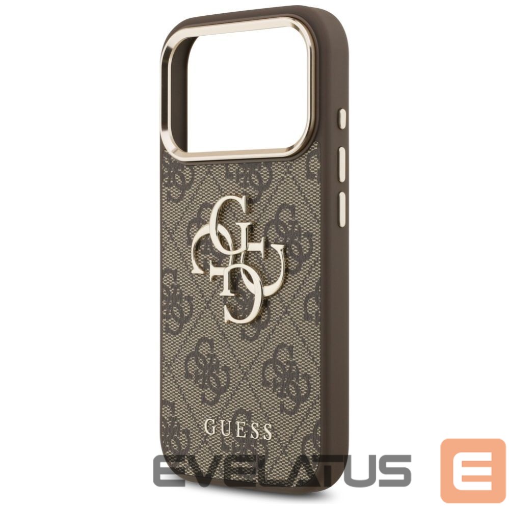 Другие товары Guess Guess 4G Big 4G Classic Logo Case for iPhone 17 Pro - Brown and Gold