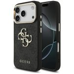 Другие товары Guess  Guess 4G Big 4G Classic Logo Case for iPhone 17 Pro - Black and Gold 