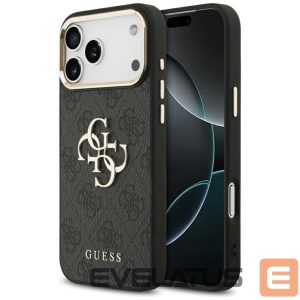 Другие товары Guess  Guess 4G Big 4G Classic Logo Case for iPhone 17 Pro Max - Black and Gold 