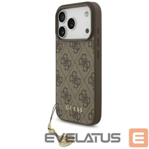 Другие товары Guess  Guess 4G Charms Collection MagSafe case for iPhone 17 Pro - brown 