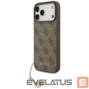 Другие товары Guess  Guess 4G Charms Collection MagSafe case for iPhone 17 Pro Max - brown 