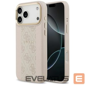 Другие товары Guess  Guess 4G Stripe MagSafe Case for iPhone 17 Pro Max - Pink 