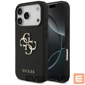 Другие товары Guess  Guess Grained Big 4G & Classic Logo case for iPhone 17 Pro - black 
