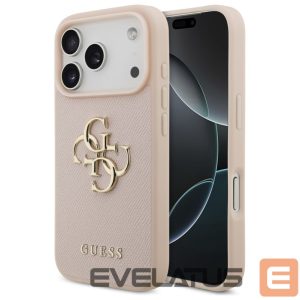 Другие товары Guess  Guess Grained Big 4G & Classic Logo iPhone 17 Pro Case - Pink 