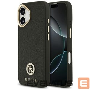 Другие товары Guess  Guess Grained Strass Logo MagSafe case for iPhone 17 - black 