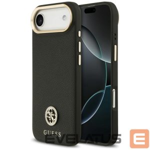 Другие товары Guess  Guess Grained Strass Logo MagSafe case for iPhone Air - black 